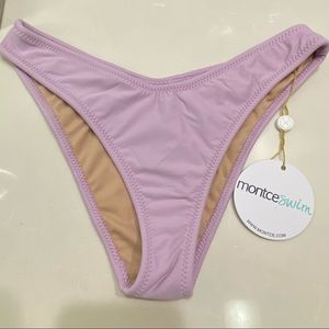 Montce swim lilac lulu bikini bottom NWT
